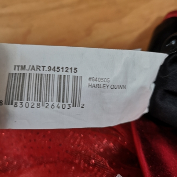 Harley Quinn DC Super Villain Dress Girls Size 7/8 Costume Tutu Dress - Picture 3 of 6